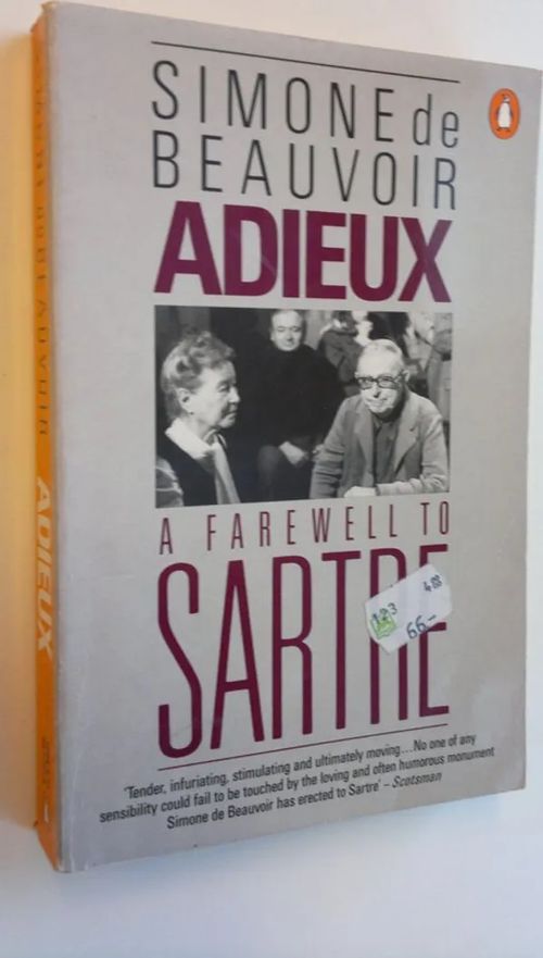 Adieux - A Farewell to Sartre - Beauvoir, Simone de | Finlandia Kirja | Osta Antikvaarista - Kirjakauppa verkossa