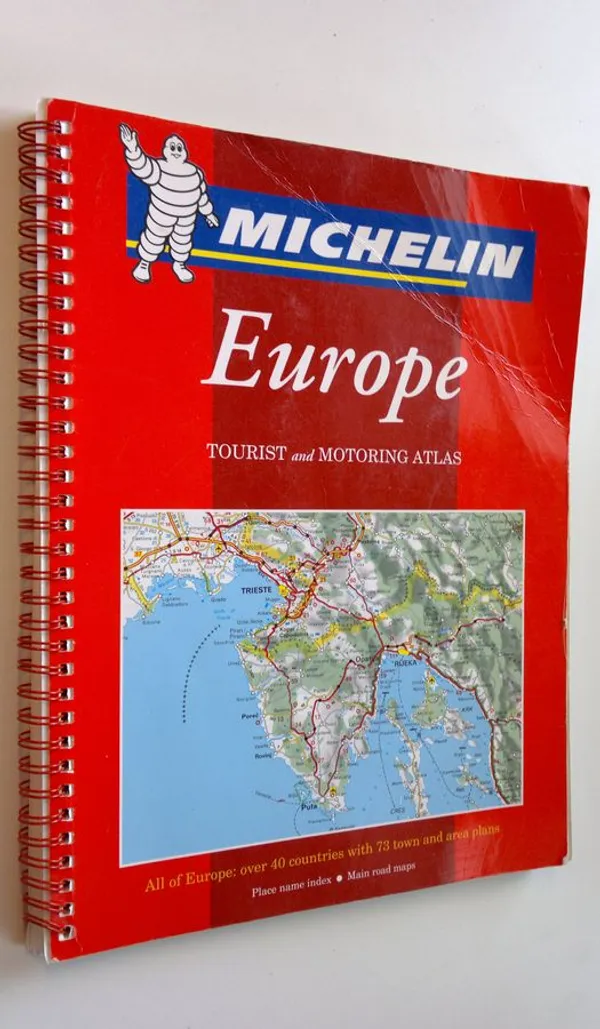 Europe : Tourist and Motoring atlas - Michelin | Finlandia Kirja | Osta  Antikvaarista - Kirjakauppa verkossa