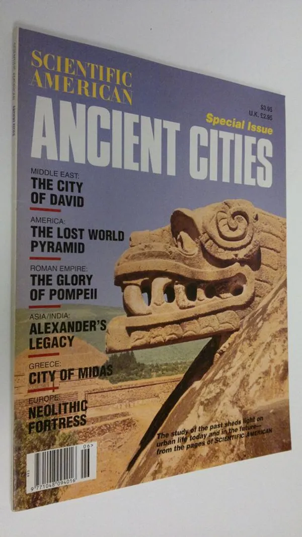 Scientific American Special Issue 1994 : Ancient cities - Piel  Jonathan (edit.) | Finlandia Kirja | Osta Antikvaarista - Kirjakauppa verkossa