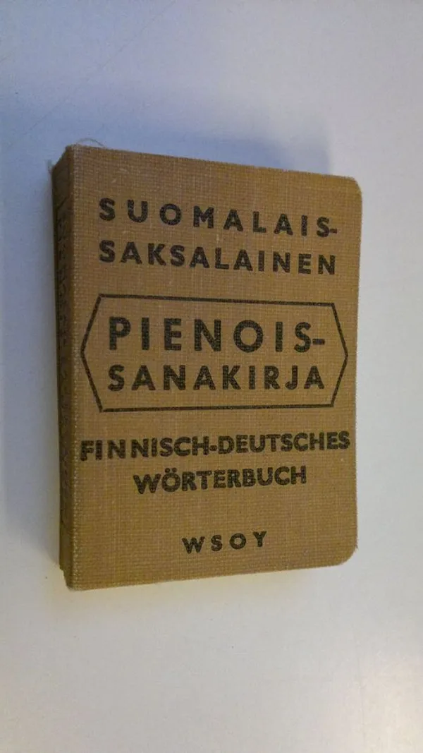 Suomalais-saksalainen pienoissanakirja - Siegberg, Siiri | Finlandia Kirja | Osta Antikvaarista - Kirjakauppa verkossa