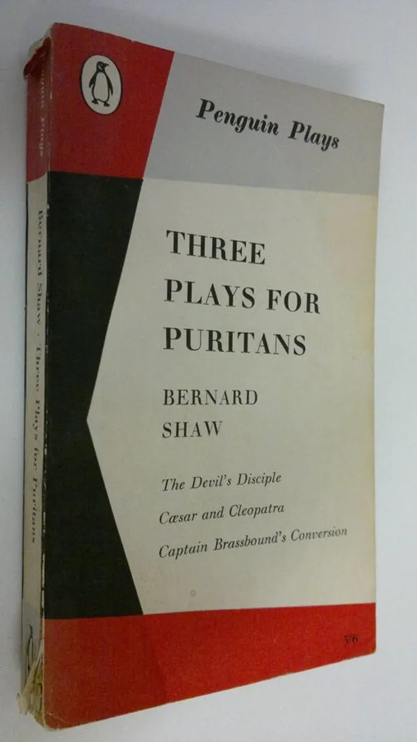 Three plays for puritans : The Devil's Disciple - Caesar and Cleopatra - Captain Brassbound's Conversion - Shaw, Bernard | Finlandia Kirja | Osta Antikvaarista - Kirjakauppa verkossa