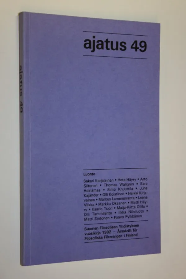 Luonto (Ajatus 49) | Finlandia Kirja | Osta Antikvaarista - Kirjakauppa verkossa