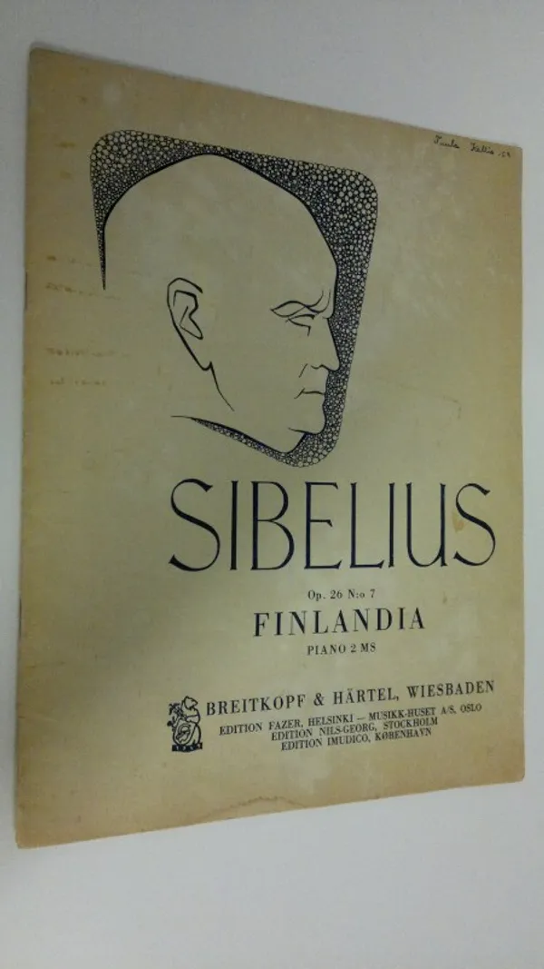 Finlandia , OP. 26 No. 7 : Piano 2 ms - Sibelius, Jean | Finlandia Kirja | Osta Antikvaarista - Kirjakauppa verkossa