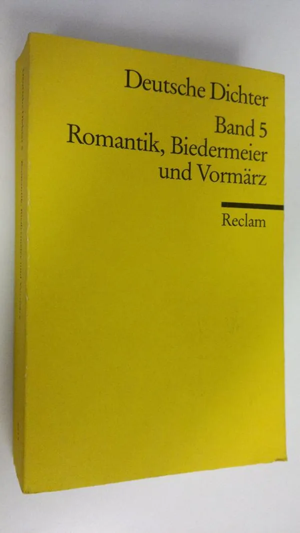 Deutsche Dichter: Romantik, Biedermeier und Vormärz | Finlandia Kirja | Osta Antikvaarista - Kirjakauppa verkossa