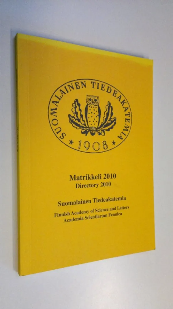 Suomalainen Tiedeakatemia Matrikkeli 2010 = Directory 2010 | Finlandia Kirja | Osta Antikvaarista - Kirjakauppa verkossa