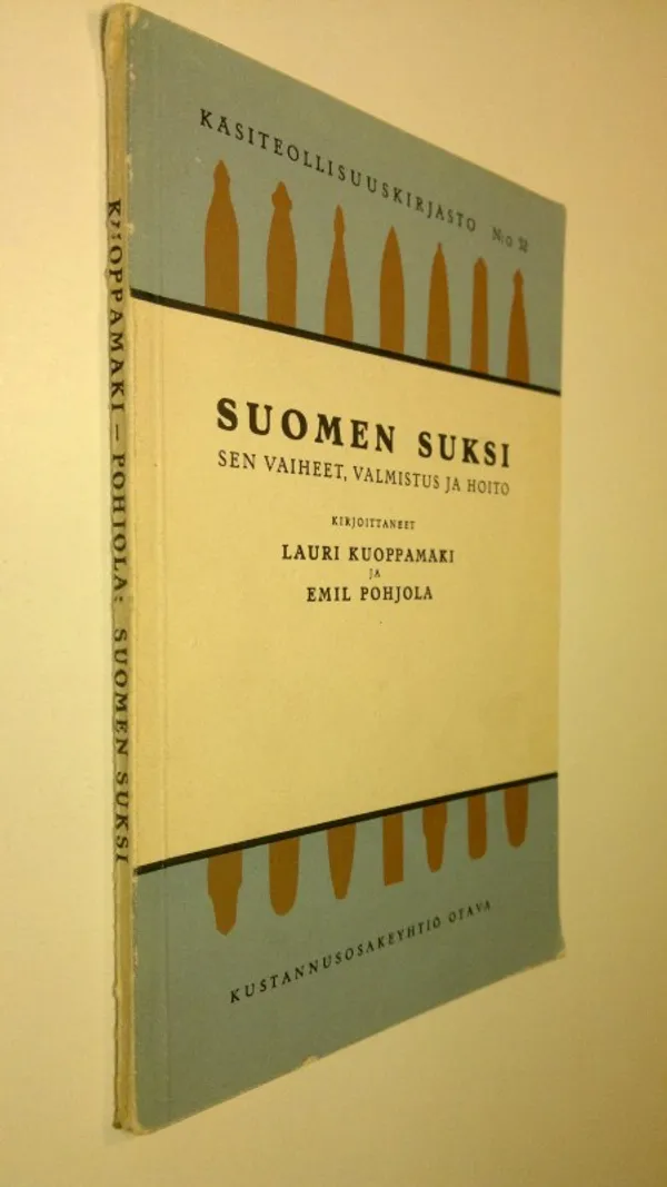 Suomen suksi : sen vaiheet, valmistus ja hoito - Kuoppamäki, Lauri | Finlandia Kirja | Osta Antikvaarista - Kirjakauppa verkossa