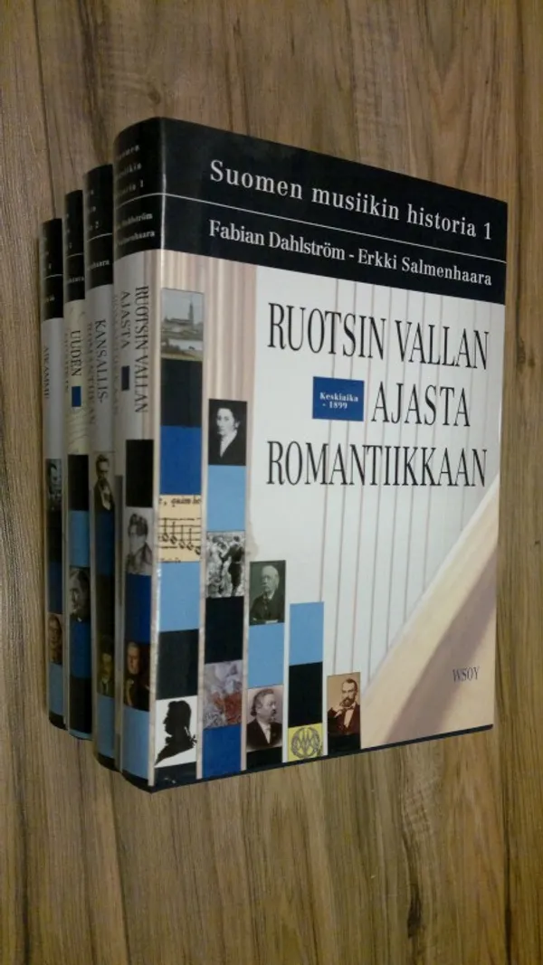 Suomen musiikin historia 1-4 | Finlandia Kirja | Osta Antikvaarista - Kirjakauppa verkossa