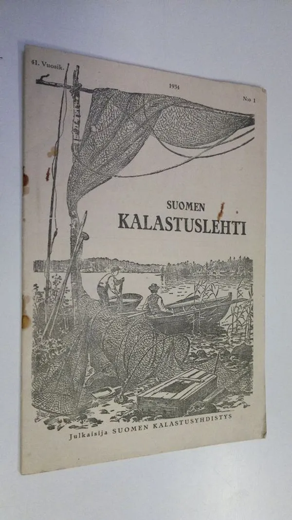 Suomen kalastuslehti n:o 1/1934 | Finlandia Kirja | Osta Antikvaarista - Kirjakauppa verkossa