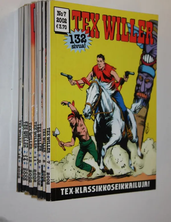 Tex Willer nro 7-16/2002 (puolivuosikerta) | Finlandia Kirja | Osta Antikvaarista - Kirjakauppa verkossa