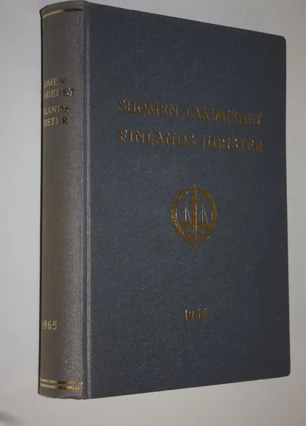 Suomen lakimiehet 1965 = Finlands jurister 1965 - Backström Åke (toim.) |  Finlandia Kirja | Osta Antikvaarista - Kirjakauppa
