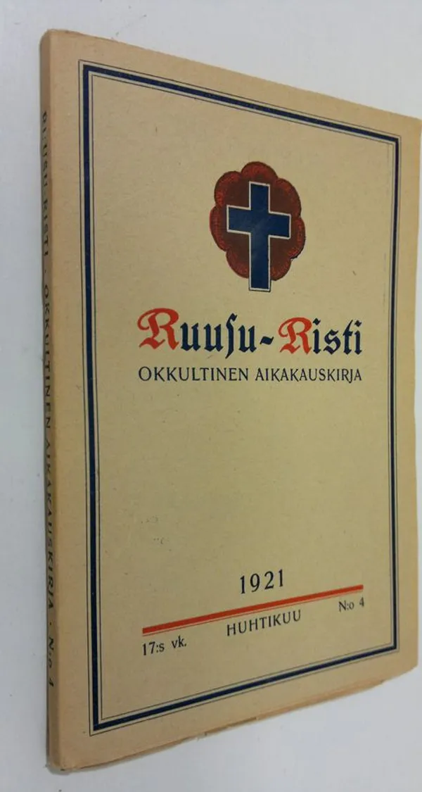 Ruusu-Risti 1921 nro 4 - Pore, Uuno | Finlandia Kirja | Osta Antikvaarista  - Kirjakauppa verkossa