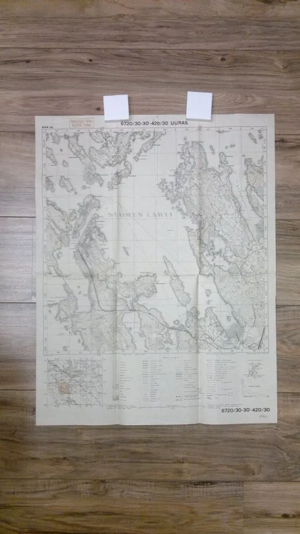 Uuras 1:20000 n:o 4022 02 - Ursin V (mitannut) | Finlandia Kirja | Osta  Antikvaarista -