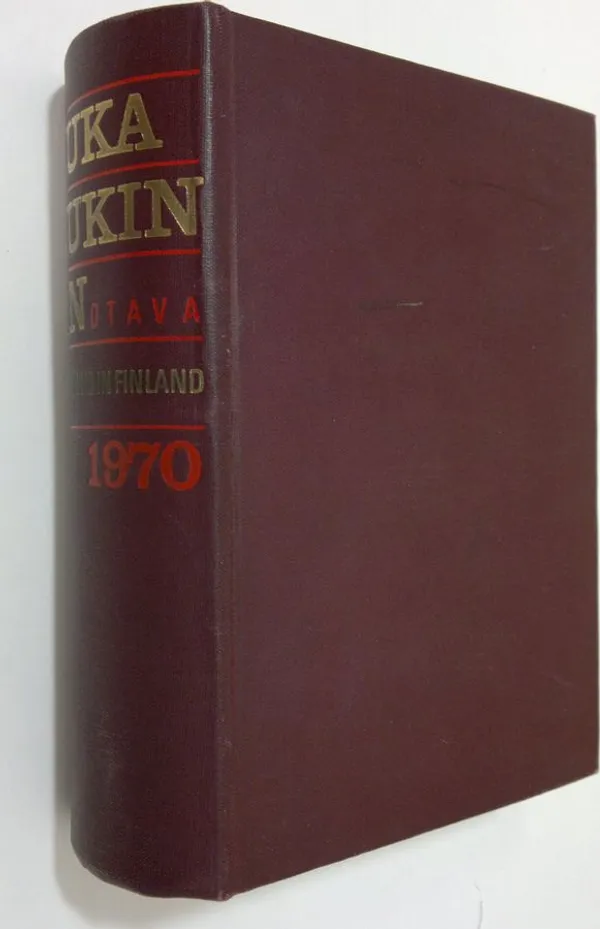 Kuka kukin on 1970 : henkilötietoja nykypolven suomalaisista | Finlandia Kirja | Osta Antikvaarista - Kirjakauppa verkossa