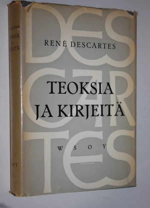 Teoksia ja kirjeitä - Descartes, Rene | Finlandia Kirja | Osta Antikvaarista - Kirjakauppa verkossa