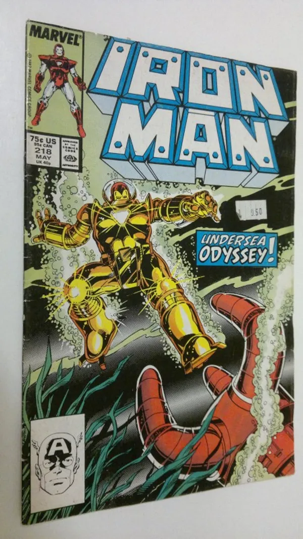 Iron Man no. 218/1987 | Finlandia Kirja | Osta Antikvaarista - Kirjakauppa verkossa