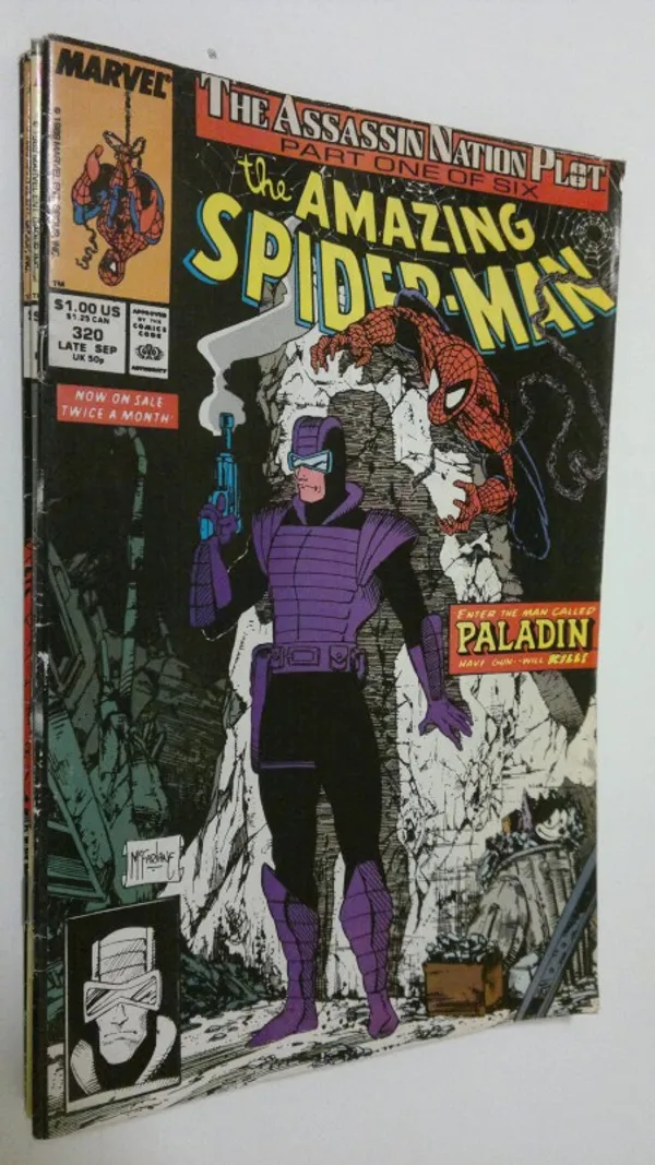 The Amazaing Spider-Man no. 320-325/1989 : The Assassin Nation Plot 1-6 | Finlandia Kirja | Osta Antikvaarista - Kirjakauppa verkossa