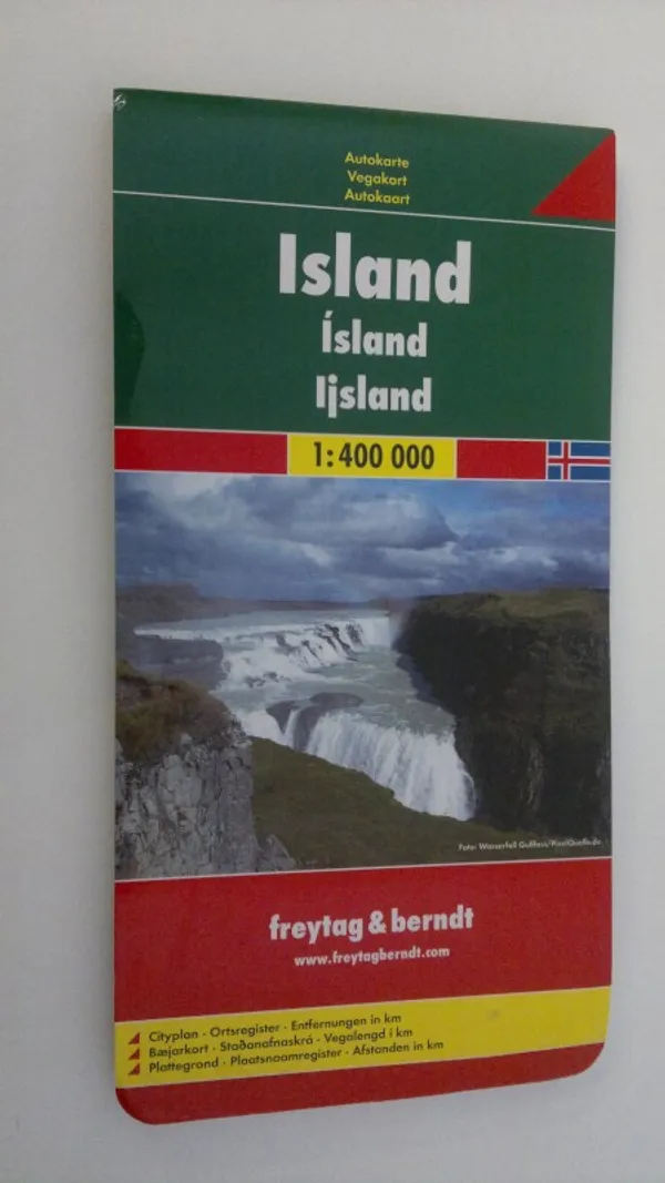 island = island = Ijsland - Iceland Islande - Islanda: Autokarte = Vegakort = Autokaart = road map = carte routiere = carta stradale | Finlandia Kirja | Osta Antikvaarista - Kirjakauppa verkossa