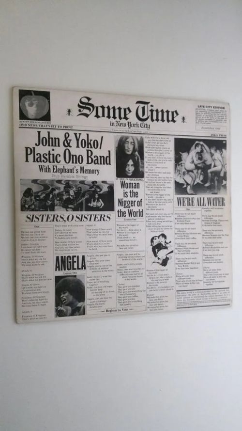 Some Time In New York City - John & Yoko / Plastic Ono Band With Elephant's Memory And Invisible Strings | Finlandia Kirja | Osta Antikvaarista - Kirjakauppa verkossa