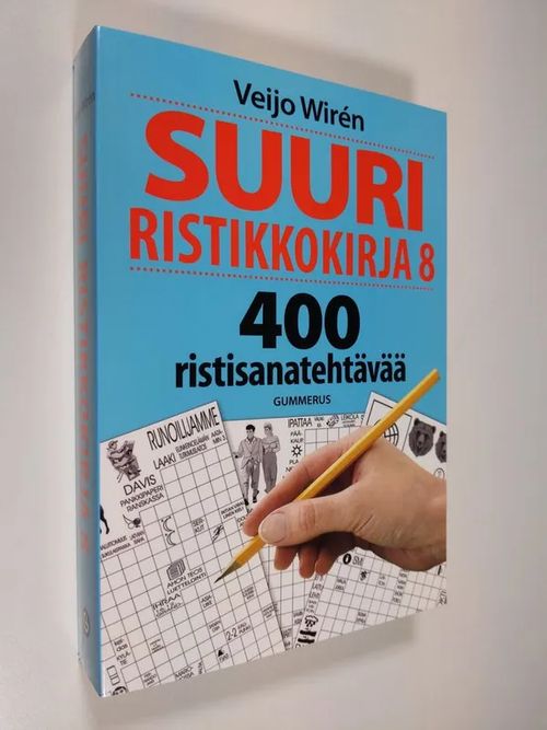 Suuri ristikkokirja 8 : 400 ristisanatehtävää (UUSI) - Wiren, Veijo | Finlandia Kirja | Osta Antikvaarista - Kirjakauppa verkossa