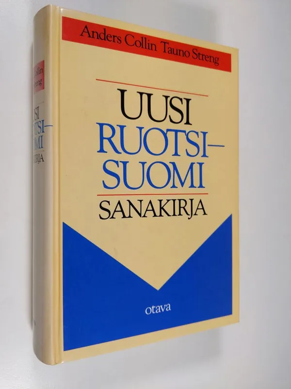 Uusi ruotsi-suomi sanakirja - Collin, Anders | Finlandia Kirja | Osta  Antikvaarista - Kirjakauppa verkossa