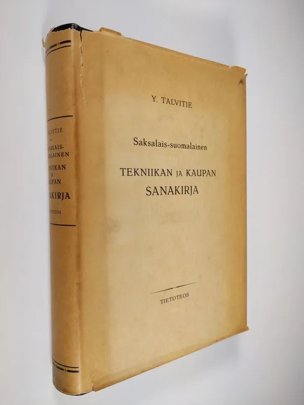 Saksalais-suomalainen tekniikan ja kaupan sanakirja - Talvitie Yrjö |  Finlandia Kirja | Osta Antikvaarista - Kirjakauppa verkossa