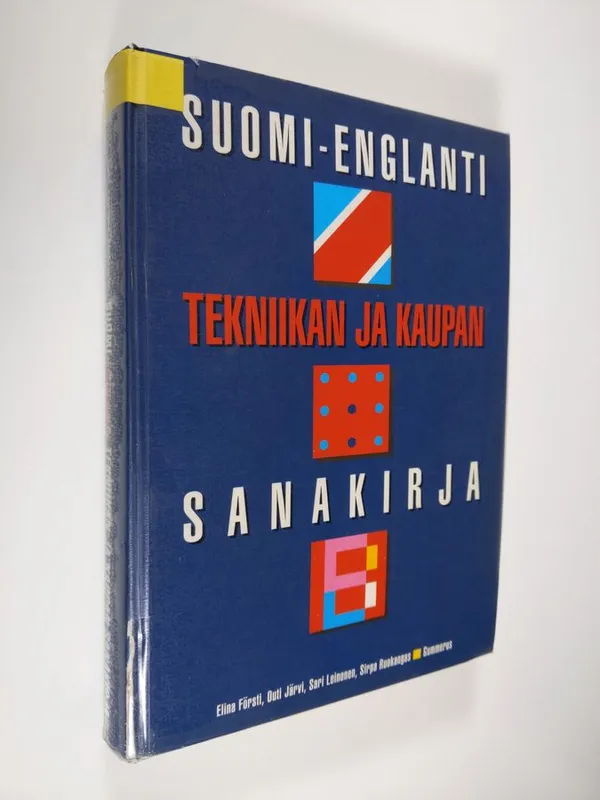 Suomi-englanti : tekniikan ja kaupan sanakirja | Finlandia Kirja | Osta  Antikvaarista - Kirjakauppa verkossa