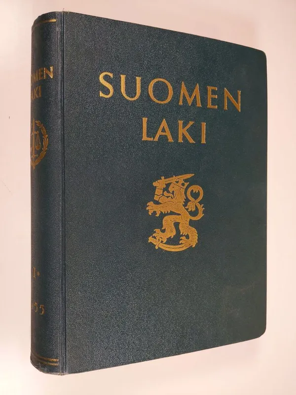 Suomen laki 1 1955 | Finlandia Kirja | Osta Antikvaarista - Kirjakauppa  verkossa