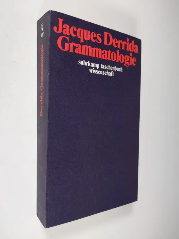 Grammatologie - Derrida  Jacques | Finlandia Kirja | Osta Antikvaarista - Kirjakauppa verkossa