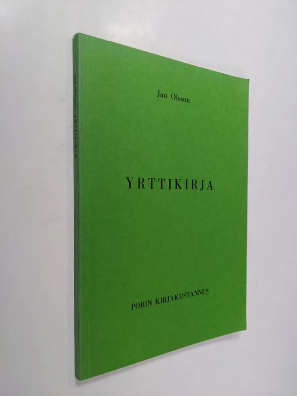 Yrttikirja - Olsson Jan | Finlandia Kirja | Osta Antikvaarista -  Kirjakauppa verkossa