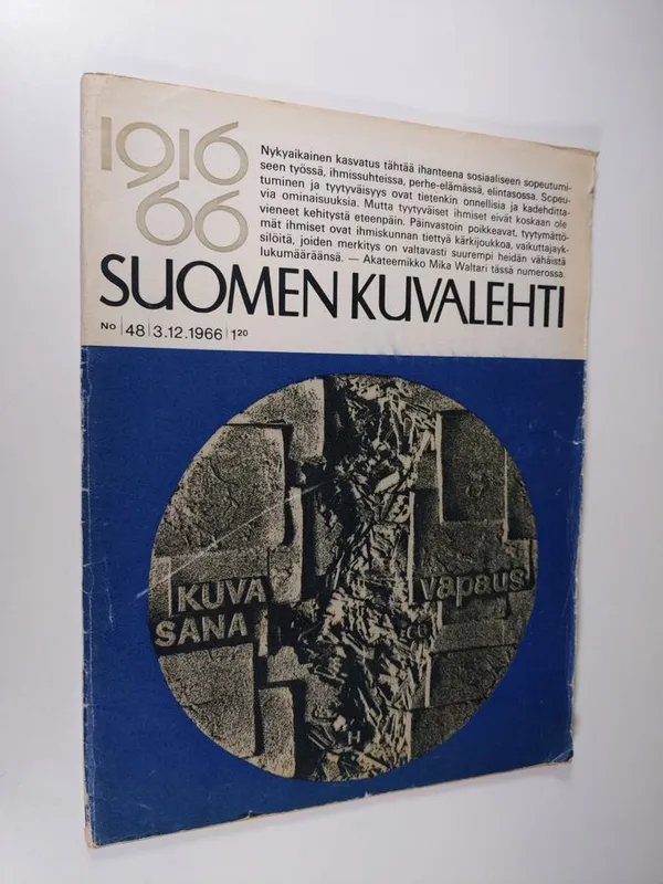 Suomen kuvalehti 48/1966 | Finlandia Kirja | Osta Antikvaarista - Kirjakauppa verkossa