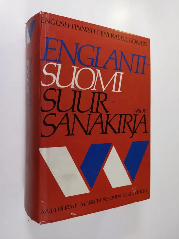 Englanti-suomi suursanakirja = English-Finnish general dictionary - Hurme  Raija | Finlandia Kirja | Osta Antikvaarista - Kirjakauppa