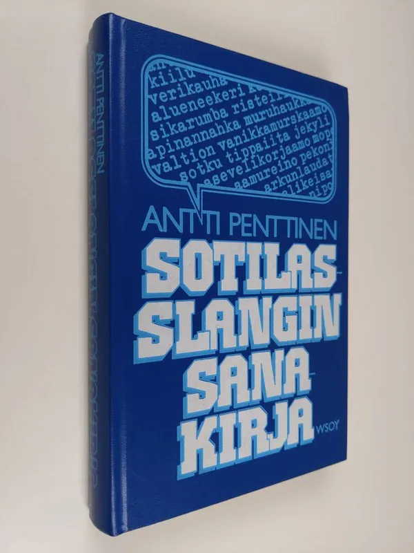 Sotilasslangin sanakirja - Penttinen Antti | Finlandia Kirja | Osta  Antikvaarista - Kirjakauppa verkossa