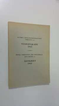 Suomen teollisoikeudellinen Yhdistys . | Osta Antikvaarista -  Kirjakauppa verkossa