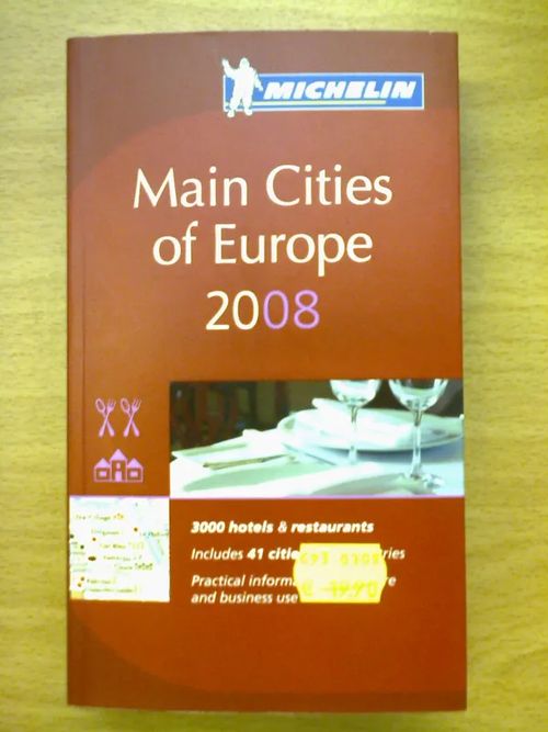 Michelin - Main Cities of Europe 2008 | Kirja Waldemar | Osta Antikvaarista - Kirjakauppa verkossa