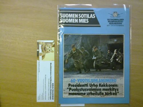 Suomen sotilas - Suomen mies. 60-vuotisjuhlanumero. 1978 nro 7. - Sinerma Hannu (päätoim) | Kirja Waldemar | Osta Antikvaarista - Kirjakauppa verkossa