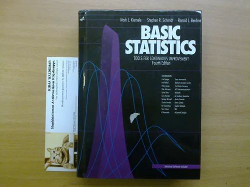 Basic Statistics - Tools for Continous Improvement - Fourth Edition - Kiemele Mark J., Schmidt Stephen R., Berdine Ronald J. | Kirja Waldemar | Osta Antikvaarista - Kirjakauppa verkossa