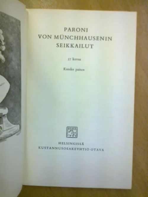 Paroni von Münchausenin ihmeelliset matkat ja seikkailut | Kirja Waldemar | Osta Antikvaarista - Kirjakauppa verkossa