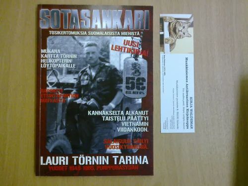 Sotasankari - tosikertomuksia suomalaisista miehistä 2/2008 | Kirja Waldemar | Osta Antikvaarista - Kirjakauppa verkossa