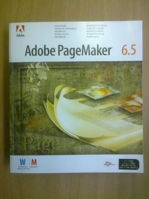 Adobe PageMaker 6.5 User Guide Käyttöopas Microsoft Windows ja Apple Macintosh | Kirja Waldemar | Osta Antikvaarista - Kirjakauppa verkossa