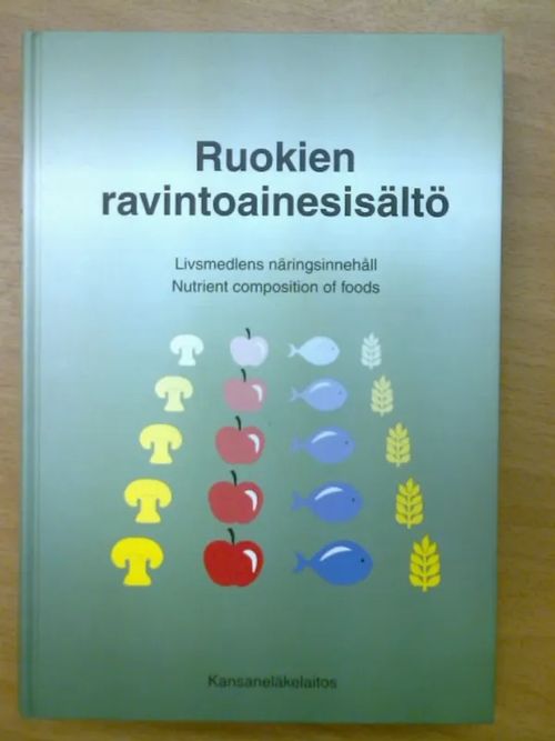 Ruokien ravintoainesisältö - Livsmedlens näringsinnehåll - Nutrient composition of foods | Kirja Waldemar | Osta Antikvaarista - Kirjakauppa verkossa