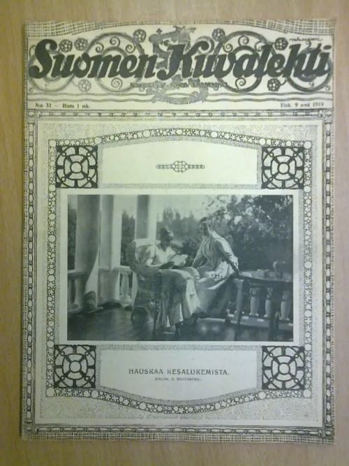 Suomen Kuvalehti 1919 nro 32 (9.8.1919) - Wiherjuuri L.M. (päätoim) | Kirja Waldemar | Osta Antikvaarista - Kirjakauppa verkossa