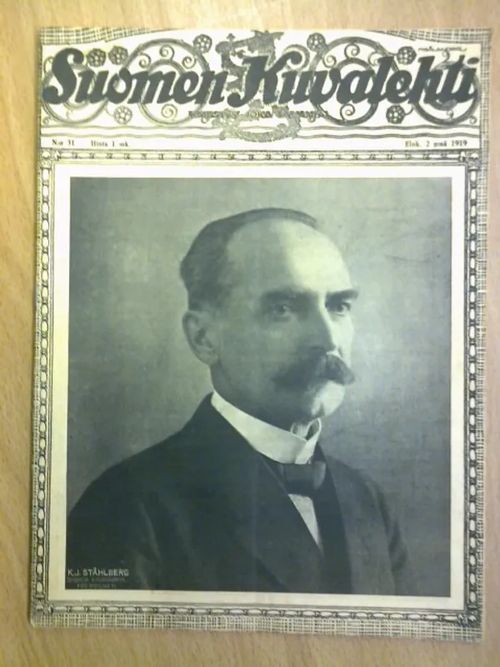 Suomen Kuvalehti 1919 nro 31 (2.8.1919) - Wiherjuuri L.M. (päätoim) | Kirja Waldemar | Osta Antikvaarista - Kirjakauppa verkossa
