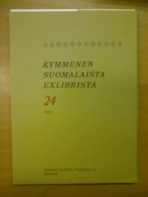 Kymmenen suomalaista exlibristä 24 1981 | Kirja Waldemar | Osta Antikvaarista - Kirjakauppa verkossa