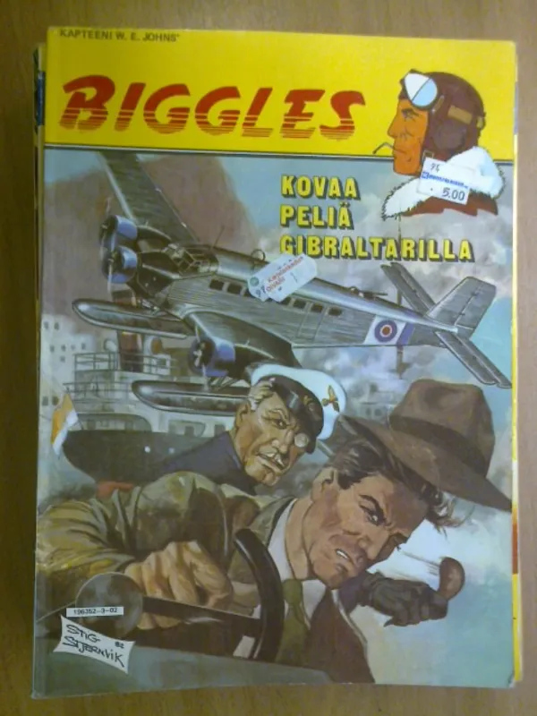 Biggles - Kovaa peliä Gibraltarilla (sarjakuva-albumi) | Kirja Waldemar | Osta Antikvaarista - Kirjakauppa verkossa