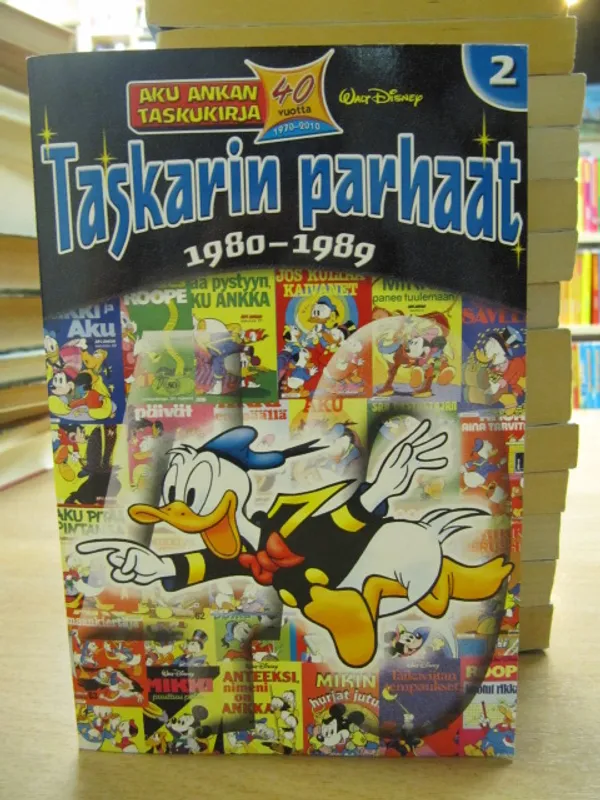 Aku Ankan taskukirja - Taskarin parhaat 2 1980-1989 | Kirja Waldemar | Osta Antikvaarista - Kirjakauppa verkossa