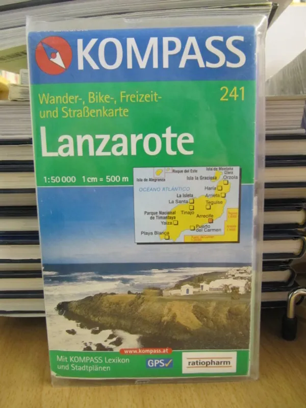 Lanzarote 1:50.000 Wander-, Bike-, Freizeit- und Strassenkarte | Kirja Waldemar | Osta Antikvaarista - Kirjakauppa verkossa