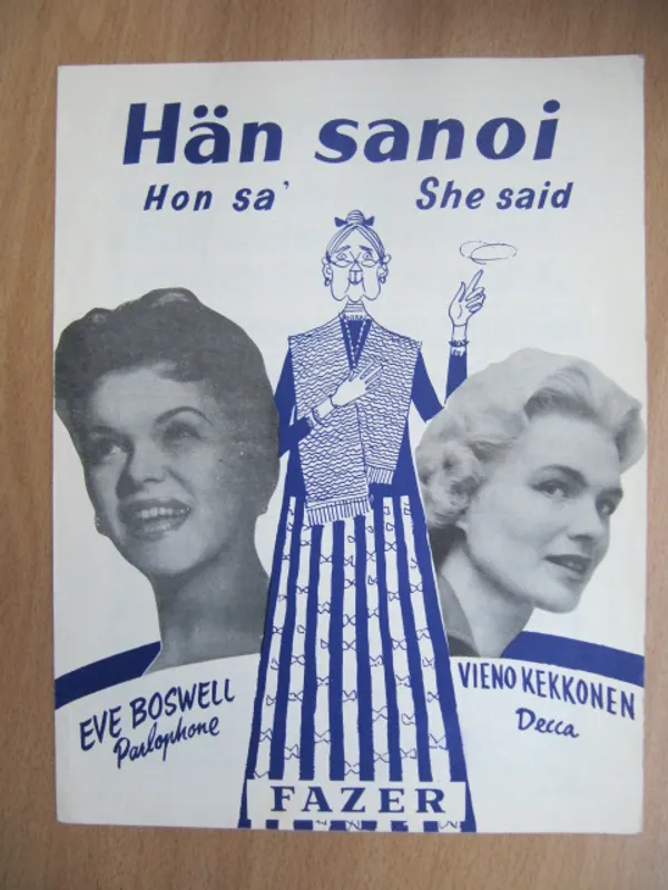 Hän sanoi - Hon sa´ - She said (Eve Boswell, Vieno Kekkonen) | Kirja Waldemar | Osta Antikvaarista - Kirjakauppa verkossa