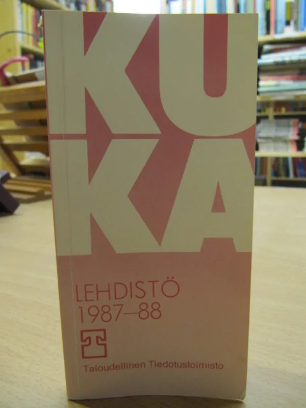 Kuka - Lehdistö 1987-88 | Kirja Waldemar | Osta Antikvaarista - Kirjakauppa verkossa