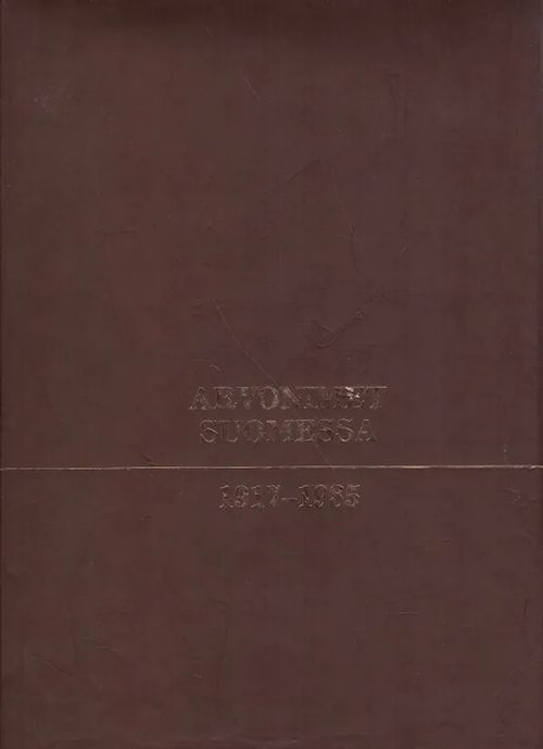 Arvonimet Suomessa 1917-1985 | Vantaan Antikvariaatti Oy | Osta Antikvaarista - Kirjakauppa verkossa