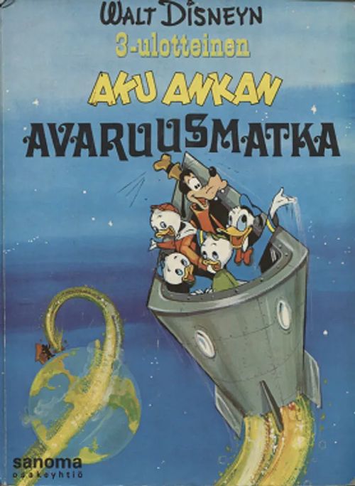 Aku Ankan avaruusmatka (3D) | Vantaan Antikvariaatti Oy | Osta Antikvaarista - Kirjakauppa verkossa